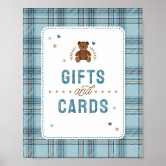 Poster Ours en tartan, Cadeaux et Cartes de Cérémonie de