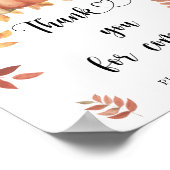 Poster Ours et citrouille \ Merci pour la prochaine affic (Coin)