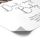 Poster Ours et miel de pot - Ne pas dire bébé (Coin)