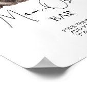 Poster Ours et miel en pot - Bar Mom-osa (Coin)