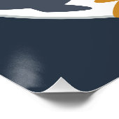 Poster Ours et petits de maman doux qui sifflent (Coin)