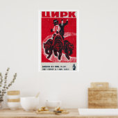 Poster Ours exécutant l'Union soviétique Boîte d'allumett (Cuisine)