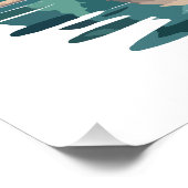 Poster Ours Faune Animaux Nature Extérieure Aquarelle (Coin)