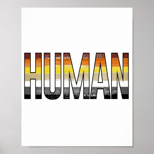 Poster Ours Humain (Devant)