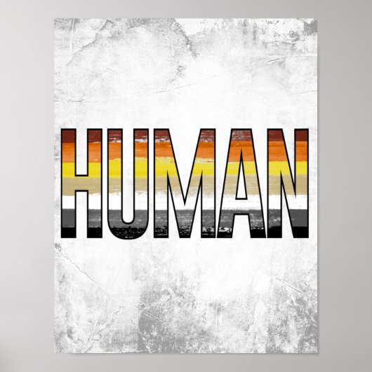Poster Ours Humain (Devant)
