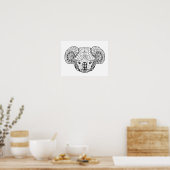 Poster Ours Koala 2 inspiré (Cuisine)