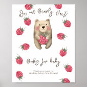 Poster Ours - Livres pour bébé (Devant)