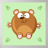 Poster Ours mignon (Devant)