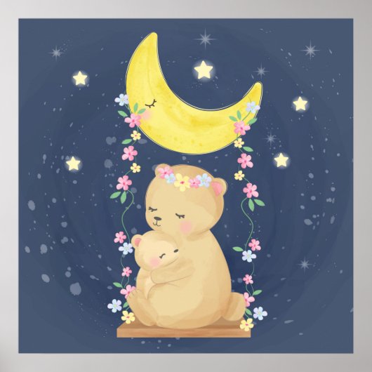 Poster Ours mignons (Devant)