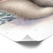 Poster Ours Noël 1 (Coin)