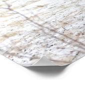 Poster Ours noir de Pennsylvanie en hiver (Coin)