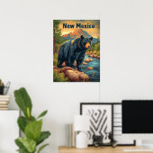 Poster Ours noir du Nouveau-Mexique (Bureau à domicile)