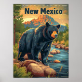 Poster Ours noir du Nouveau-Mexique (Devant)