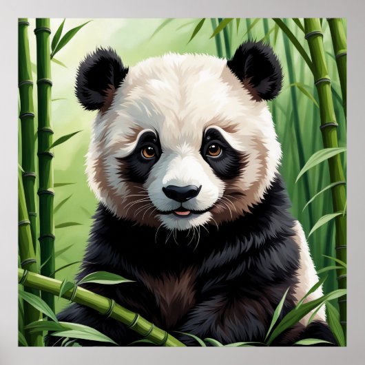 Poster Ours Panda (Devant)