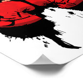 Poster Ours panda boxeur Pop Art (Coin)