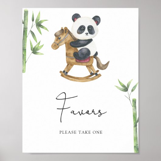 Poster Ours panda - Favoris (Devant)