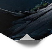 Poster Ours Pleine lune (Coin)