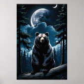 Poster Ours Pleine lune (Devant)