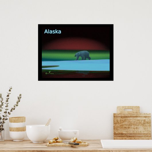 Poster Ours polaire (Cuisine)