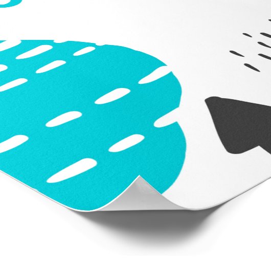 Poster Ours polaire (Coin)