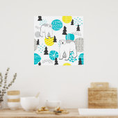 Poster Ours polaire (Cuisine)