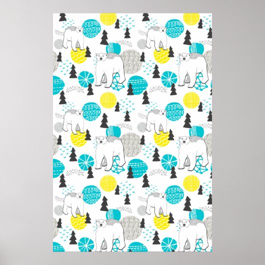 Poster Ours polaire (Devant)