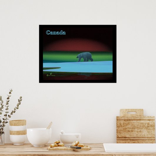 Poster Ours polaire (Cuisine)