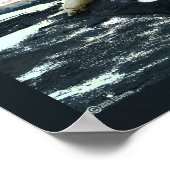 Poster Ours polaire à fonte printanière (Coin)