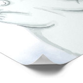 Poster Ours polaire Artique Animal Nourriture Décor Mur (Coin)