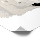 Poster ours polaire au repos (Coin)