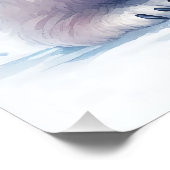 Poster Ours Polaire Cool Calme et imparable (Coin)