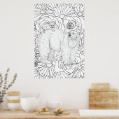 Poster Ours polaire courageux (Cuisine)
