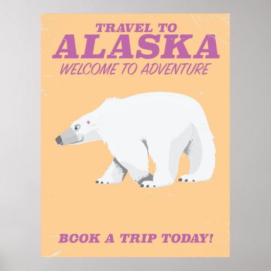 Poster Ours polaire d'Alaska (Devant)