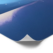 Poster Ours polaire dans la forêt enneigée | AI Art Poste (Coin)