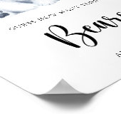 Poster Ours polaire d'hiver - devinez combien d'ours (Coin)