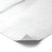 Poster Ours polaire glacé (Coin)