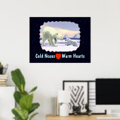 Poster Ours Polaire - Mama Nez Meilleur (Bureau à domicile)