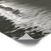 Poster Ours polaire, noir et blanc (7) (Coin)