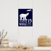 Poster Ours polaire norvégien 1925 (Cuisine)