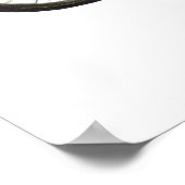 Poster Ours Polaire Sur Vélo (Coin)