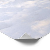 Poster ours polaire, Ursus maritimus, sur glace et neige, (Coin)