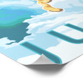 Poster Ours polaires & Cub - Juneau, Alaska (Coin)