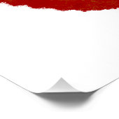 Poster Ours rouge (Coin)