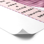 Poster Ours tendre (Coin)