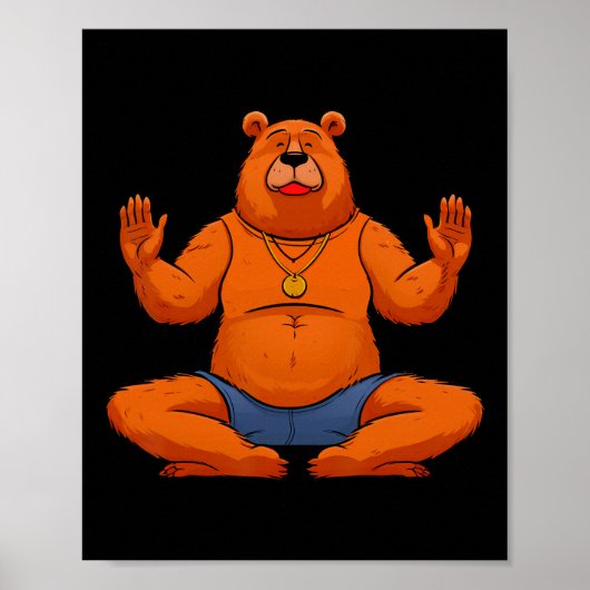 Poster Ours Yogayogi Bear (Devant)
