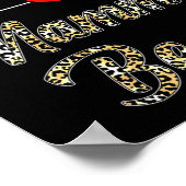 Poster Ourse maman ours maman léopard amusant ours maman  (Coin)