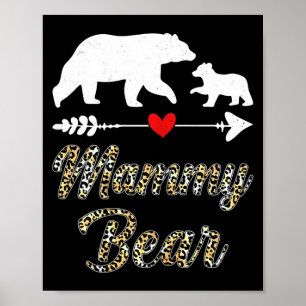 Poster Ourse maman ours maman léopard amusant ours maman