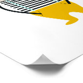 Poster Ourson Mignon Joue Toute la Journée (Coin)