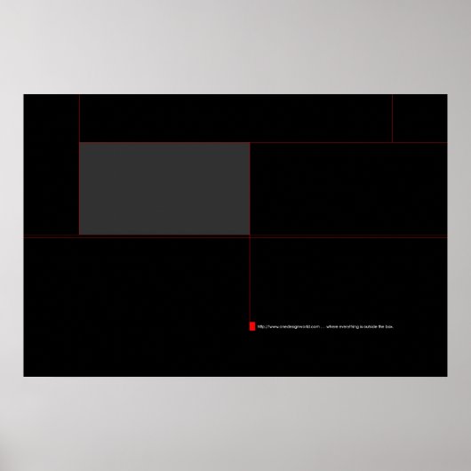 Poster Oustide La Boîte (Devant)