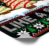 Poster Out Here Lookin' Like A Snack Christmas Cakes Debb (Coin)